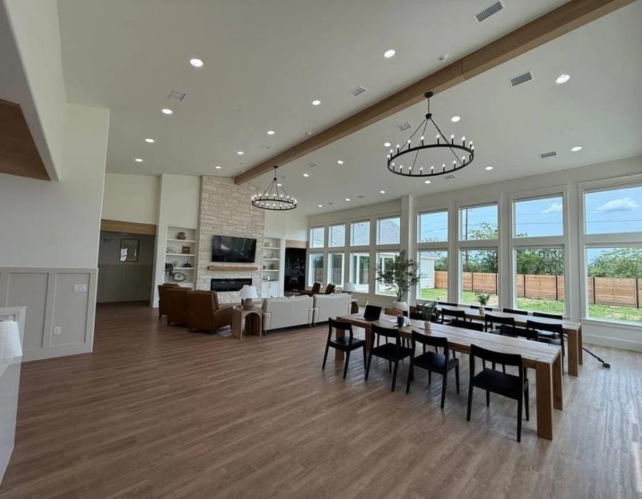 Community spaces designed for connection